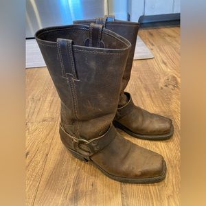 Frye harness boots